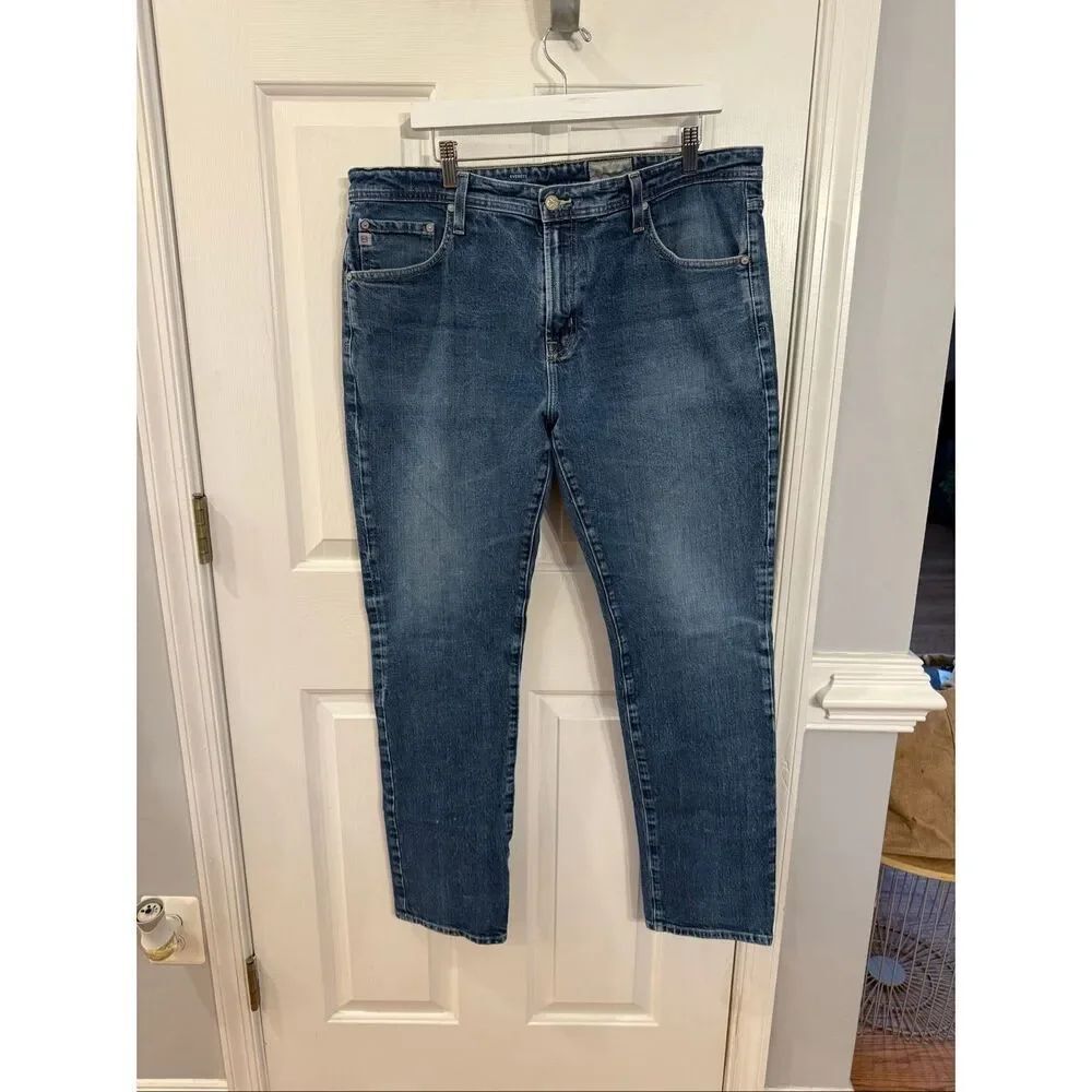 AG Adriano Goldschmied Everett Slim Straight Jeans sz 38X33 EUC